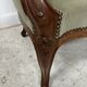 Pair of Louis XV style armchairs in solid walnut, 20th century.