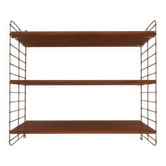 Renovated vintage shelves, String type, from the 1950s-60s.