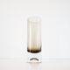 1960 Smoked Glass Roll Vase