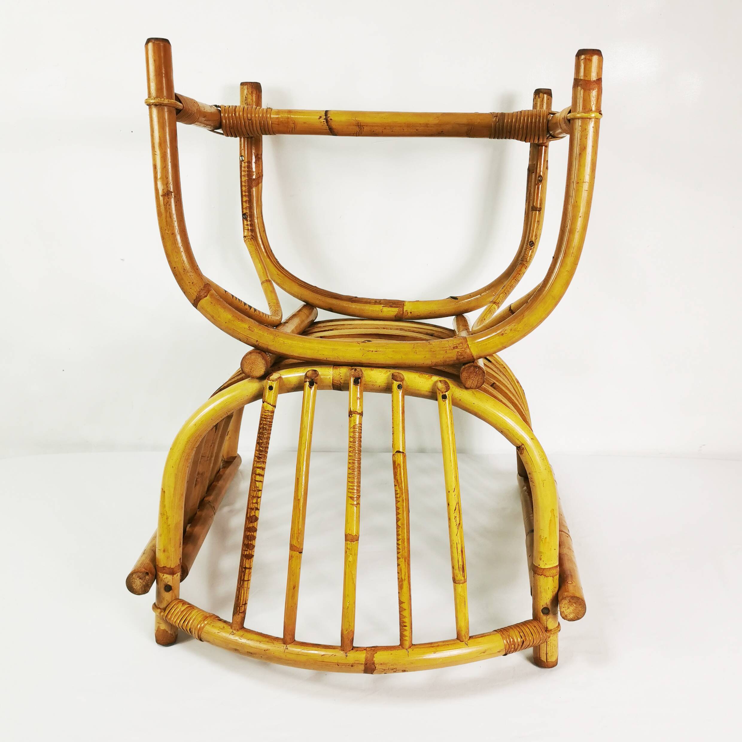 Mid Century Bamboo Armchair, Germany, 1950s