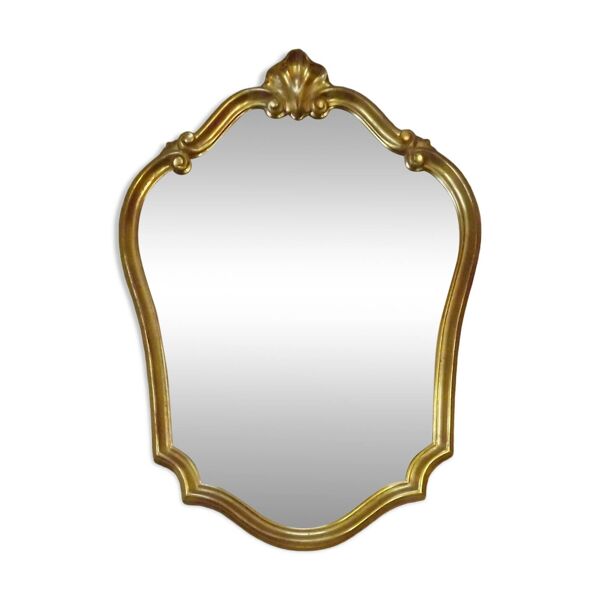 Vintage Ornate Gold Resin Wall-Mounted Mirror & Matching Console Table 5055