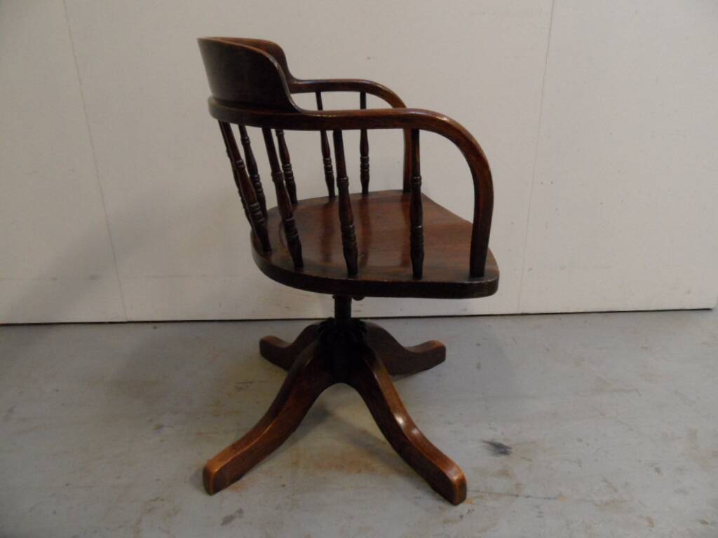 Antique swivel office chair