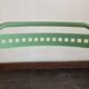 Chaise de jardin en tôle perforée 1950