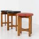 Very rare set of stools by Uno & Östen Kristiansson for Luxus Vittsjö