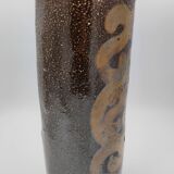 Jean Claude Monange stoneware tube vase