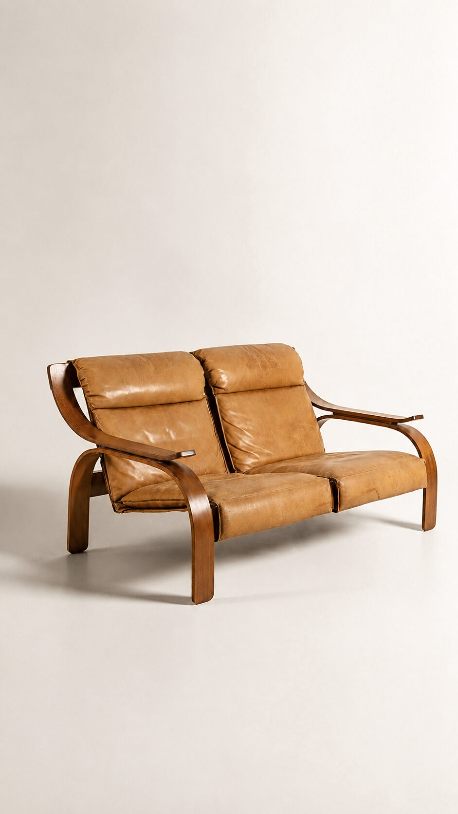 Canapé Woodline, Marco Zanuso pour Arflex, 1962