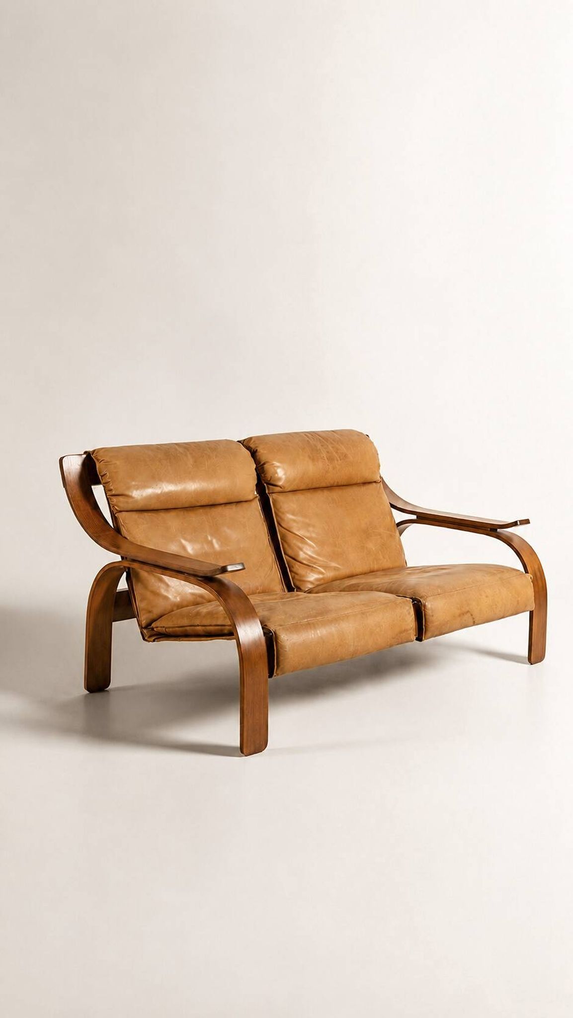 Canapé Woodline, Marco Zanuso pour Arflex, 1962