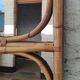 Large rattan mirror from the 70s