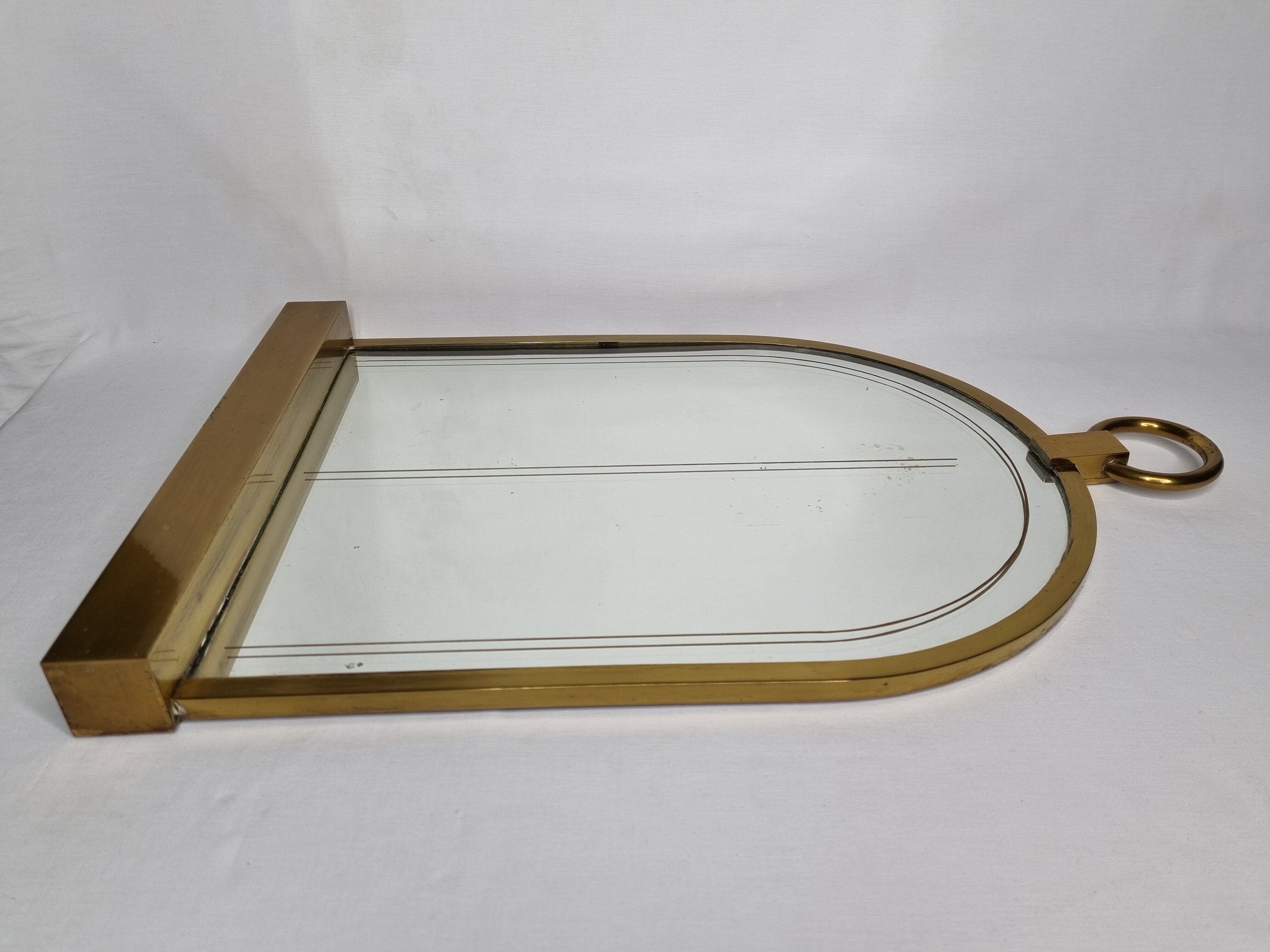 Vintage marine-inspired mirror, 56x35cm