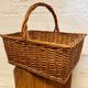 Rectangular wicker basket