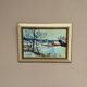 Original Swedish Oil On Canvas – “Dalslandsvinter” By Tage Gavik – Signed – Vintage & Framed – 50 × 37 Cm (19.7" × 14.6")