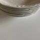Set of 6 Burleigh Davenport English earthenware cap plates with vine leaf and strawberry relief