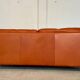 Vintage danish cognac leather sofa
