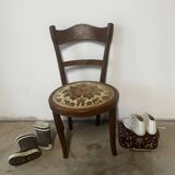 Children's turned wooden chair