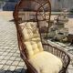 Rattan armchair