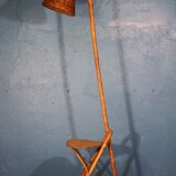 Rattan floor lamp 1950