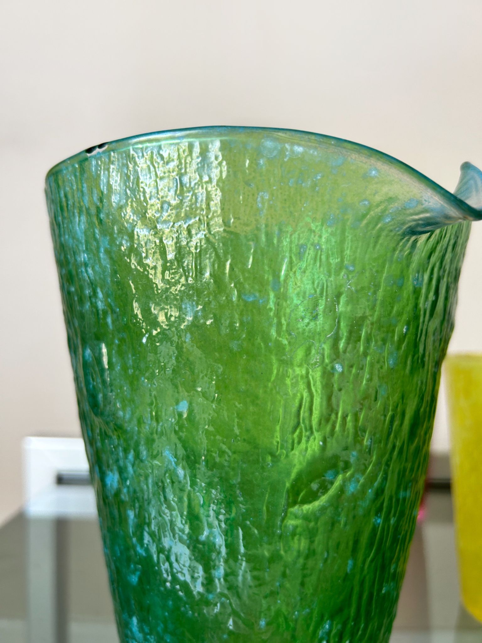 Carafe et verre années 70