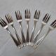 7 Apollo cake forks, Art Deco