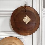 Assiettes décorative en bois vintage