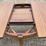 Scandinavian round table with extension