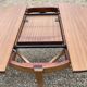 Table ronde scandinave avec rallonge