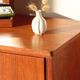 Restored vintage teak hairdresser from the 1960s.
