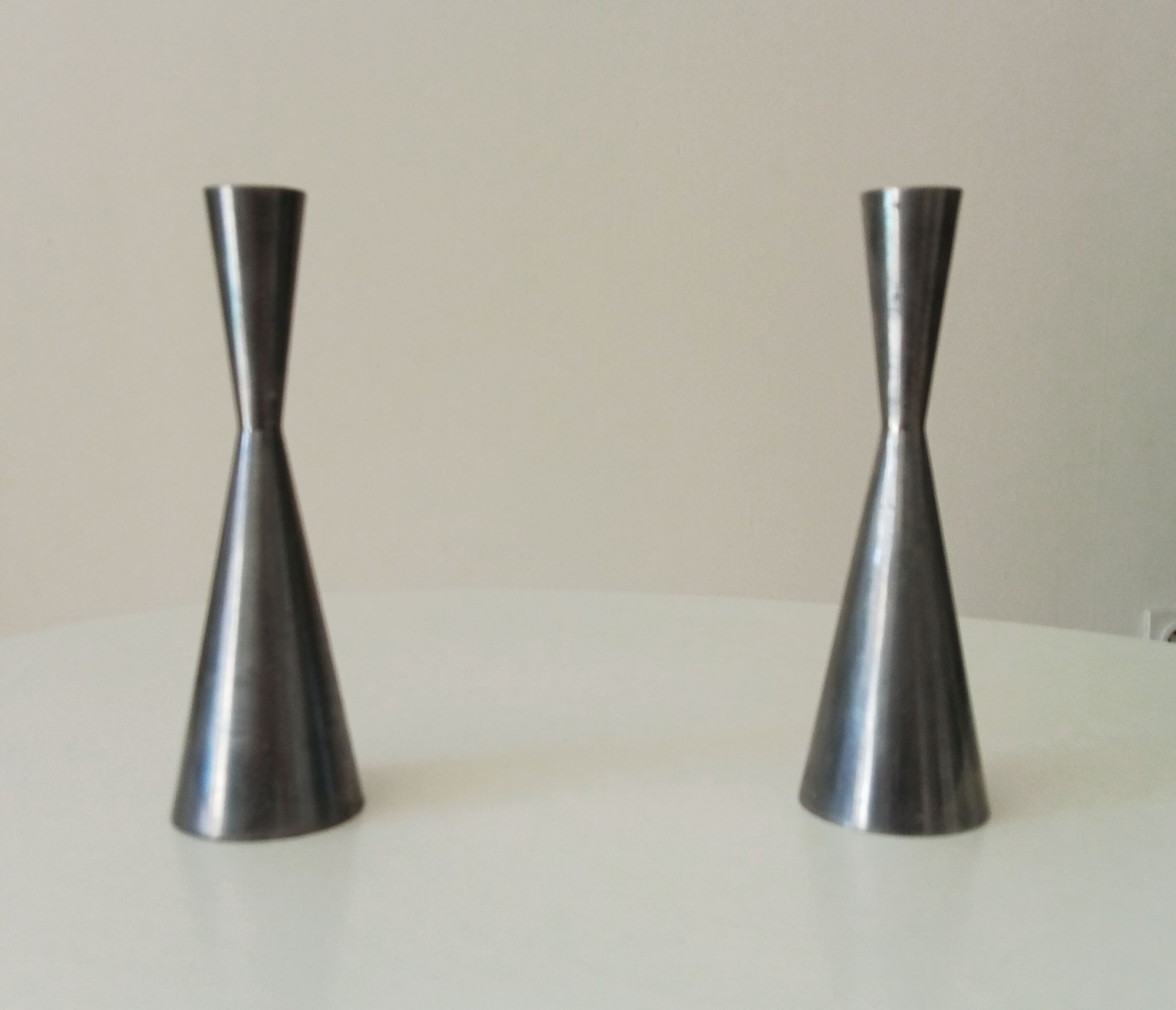 Pair of vintage Scandinavian candle holders Ikea Erika Pekkari