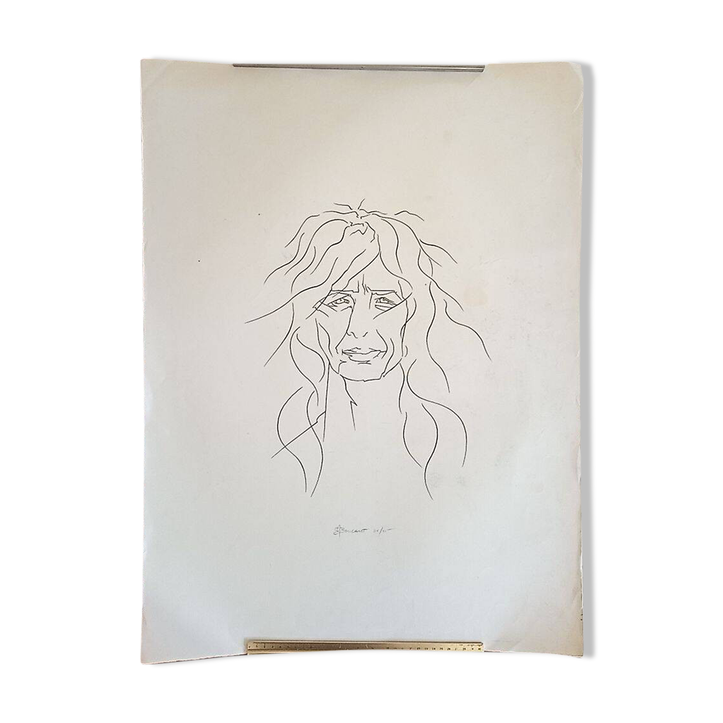 Michel Boucaut (born in 1948) - screenprint - justified 21/25 - 77 x 57 cm