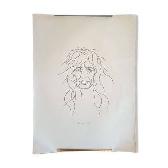 Michel Boucaut (born in 1948) - screenprint - justified 21/25 - 77 x 57 cm