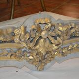 LOUIS XV style ledge in carved and patinated wood