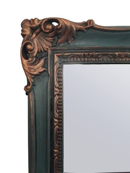 Rectangular mirror circa 1920 - 93x74cm