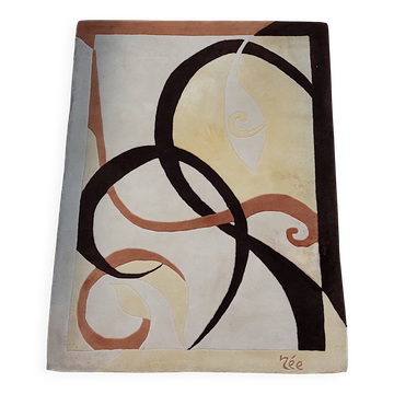 100% hand-knotted wool rug, ALTUNA model, by Née Créations - 170x240 cm