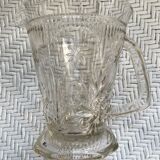 Art Deco glass pitcher