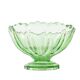 Ring Around fruit bowl, mid-century modern, pressed glass, Ząbkowice, Poland, 1950s