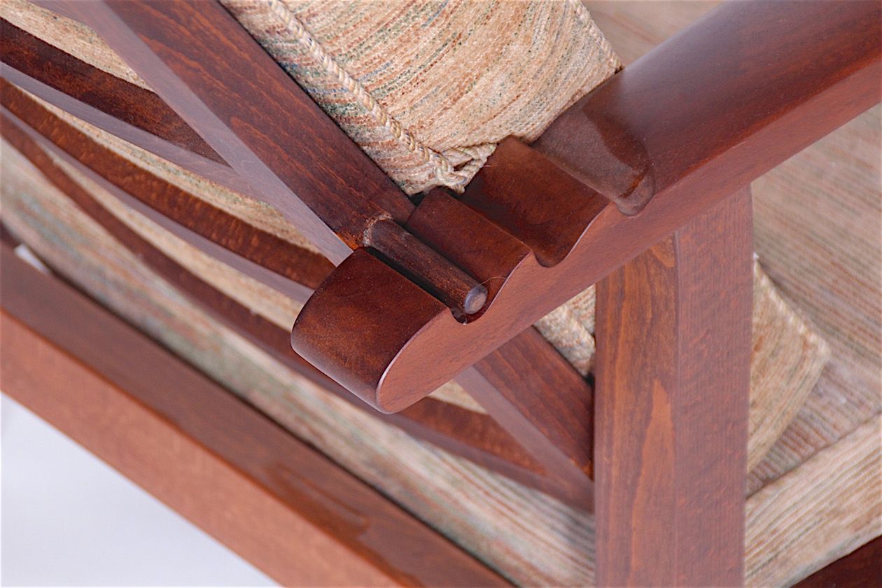 Chair reclining vintage 1920 s