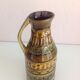 Polychrome ceramic soliflore vase by Bay Keramik / vintage 60s-70s