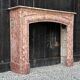Louis XIV Style Fireplace In Purplish Brocatelle Marble Circa 1880