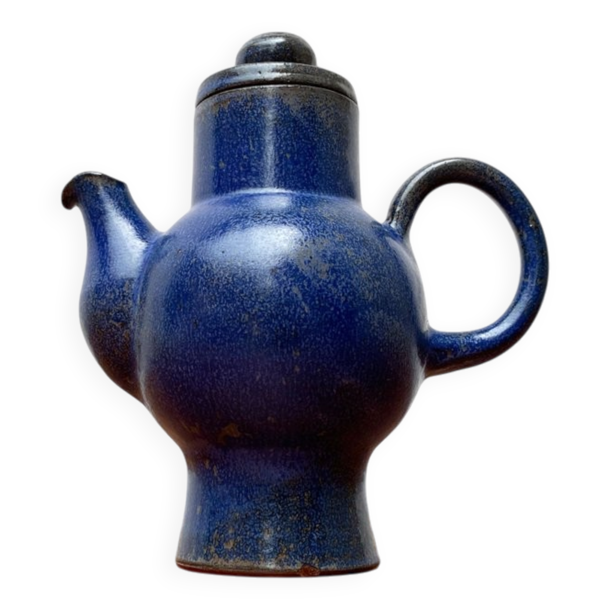 Ceramic teapot from mid-century Germany by Meike Falck Nicolaisen, 1960s.