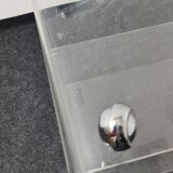 Vintage perspex/acrylic trolley or side table