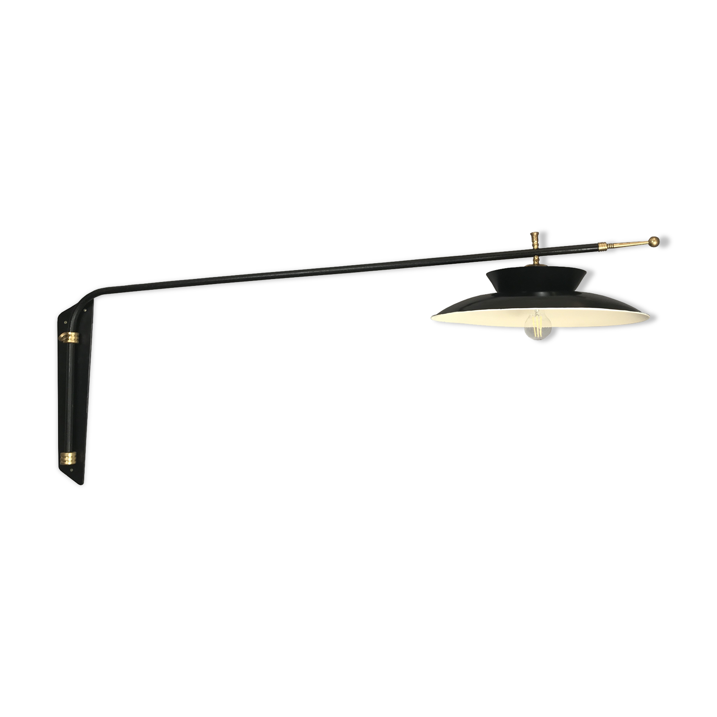 Arlus stem Wall lamp circa 1950