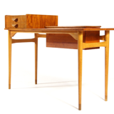 Danish vintage teak and oak desk