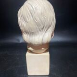 Man's face in plaster