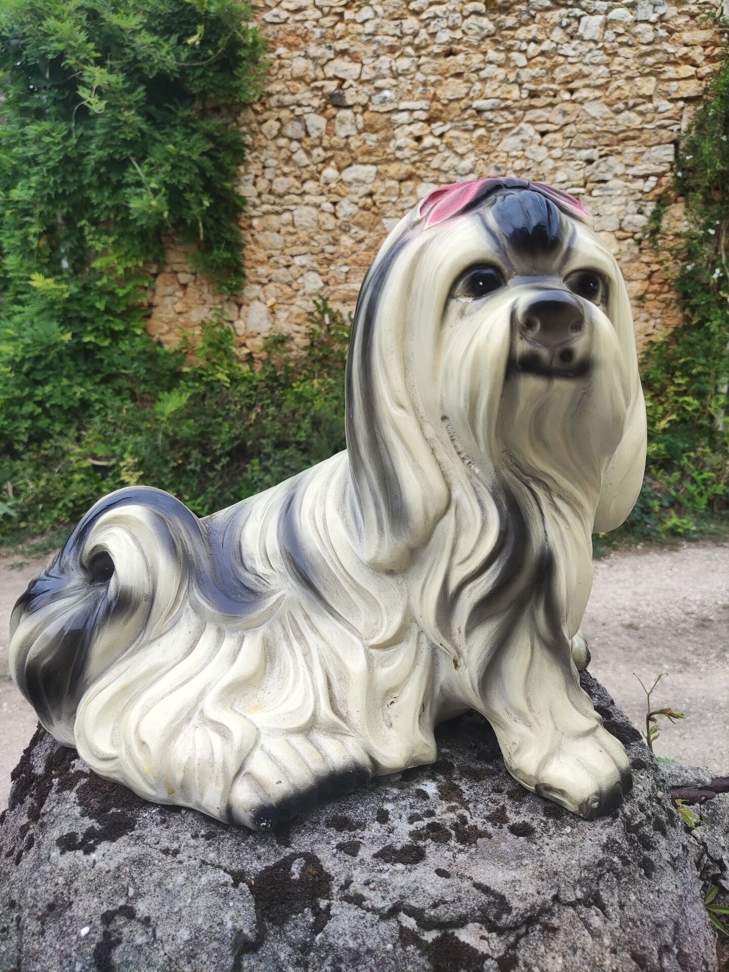 Shih Tzu dog statuette - 1950 - Italian