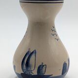 Blue ceramic vase