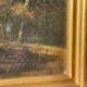 Old painting from the Barbizon school signed / oil on canvas signed