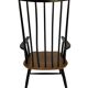 Vintage easy chair with high back and armrest from the 60s