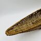 Vintage elongated wicker basket