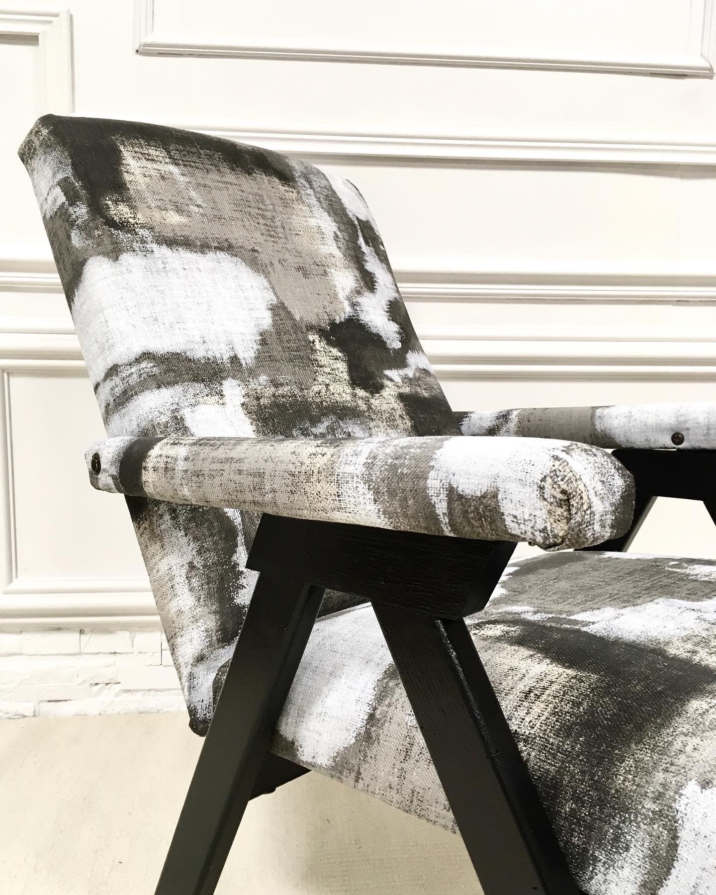 Restored Scandinavian armchair