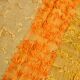 5x7 Yellow & Orange Moroccan Wool Kilim Rug, 146x210Cm