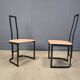 Gastone Rinaldi postmodern dining chairs for Thema Italy, 1980s - set